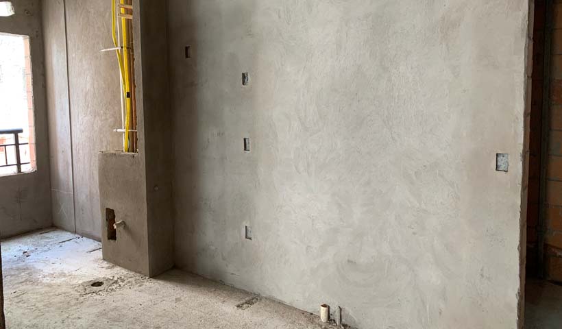 Apto. - emboço interno