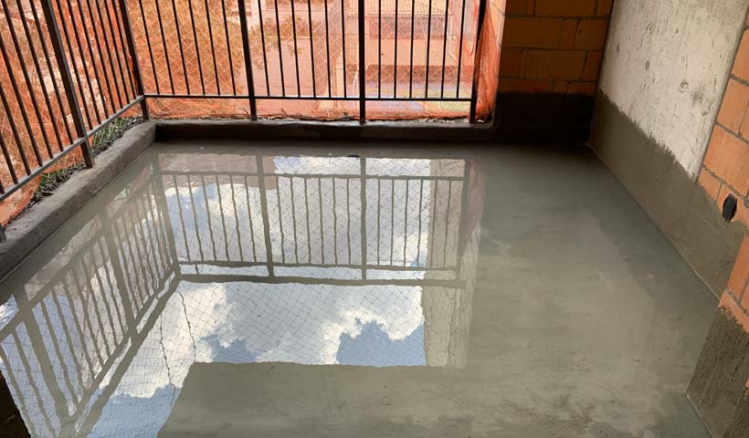Apto. - impermeabilização do terraço
