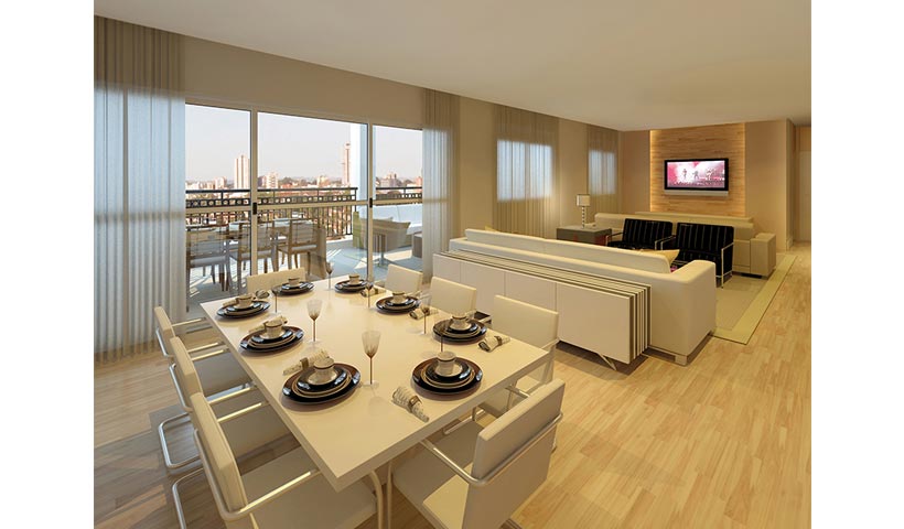 Chácara Sant’Anna – Living de 189 m²