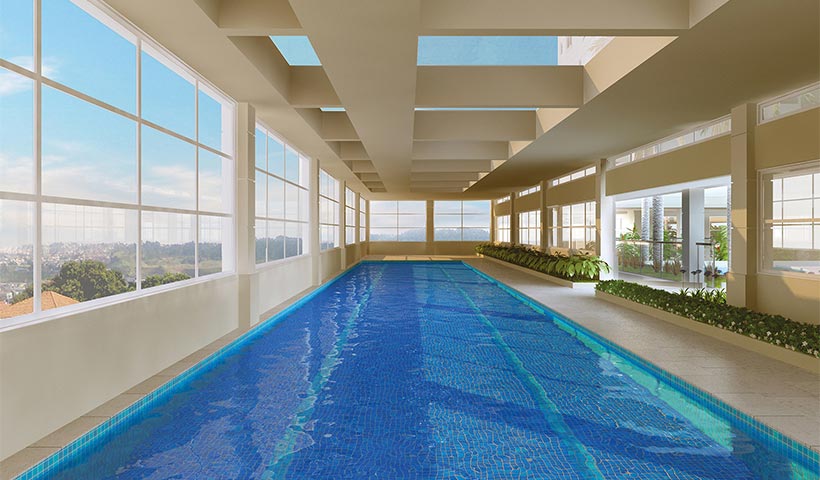 Chácara Sant’Anna – Piscina coberta