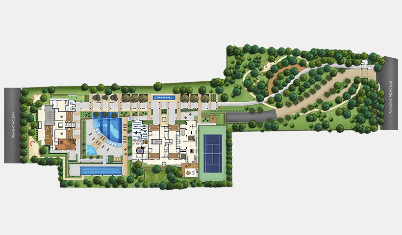 Chácara Sant’Anna – Implantação