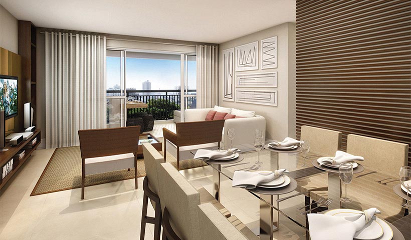 Botânica – Living de 86 m²