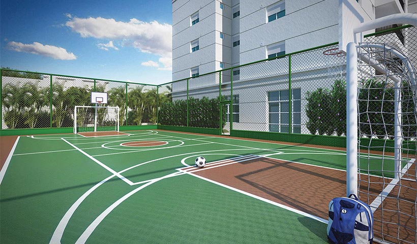 Jardim – Quadra recreativa