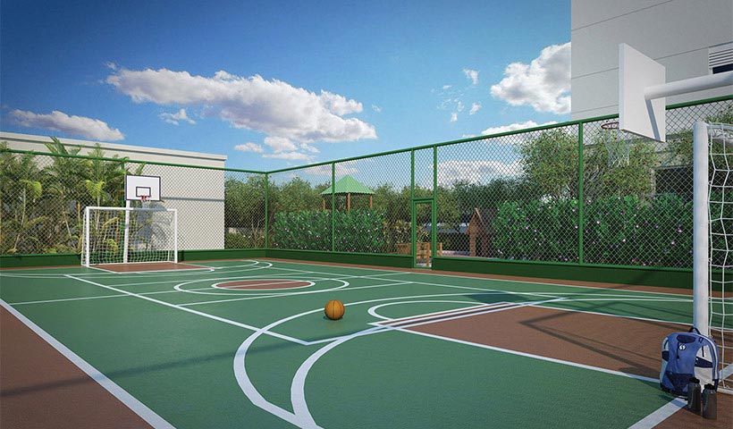 Praça – Quadra recreativa