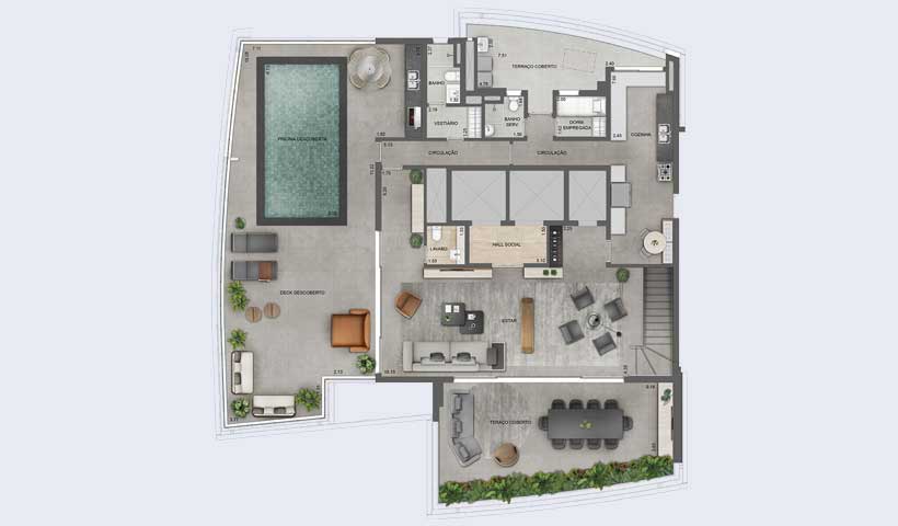 EZ Infinity - Planta Duplex Superior