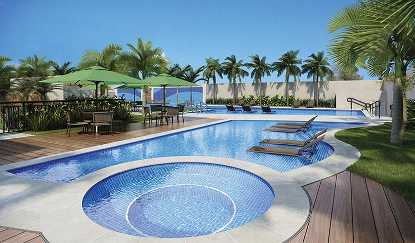 Gran Quadra Giardino – Deck molhado e spa