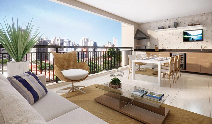 Gran Quadra Palazzo – Terraço de 135 m²