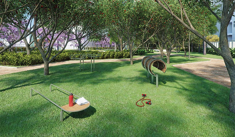 Jardins do Brasil Atlântica – Ginástica – Praça central