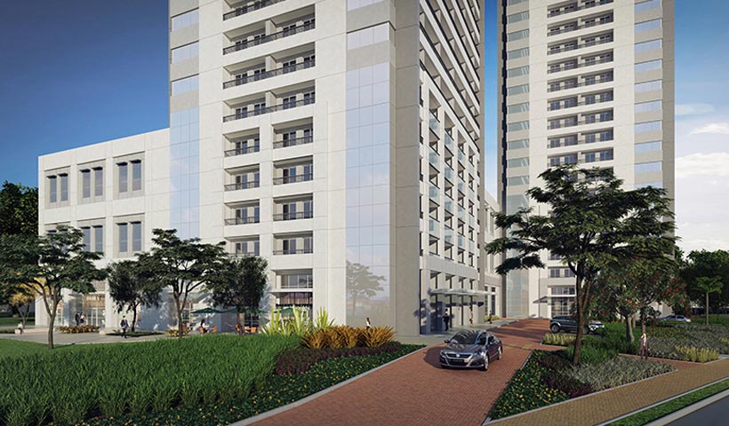 Jardins do Brasil Empresarial – Port cochere