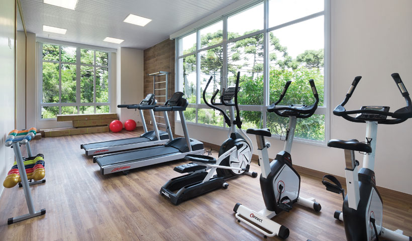 Le Premier Campos do Jordão – Sala de ginástica