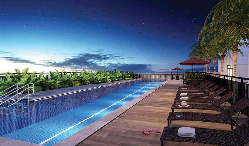 Legittimo Vila Romana – Piscina adulto de 25 m com iluminação em LED