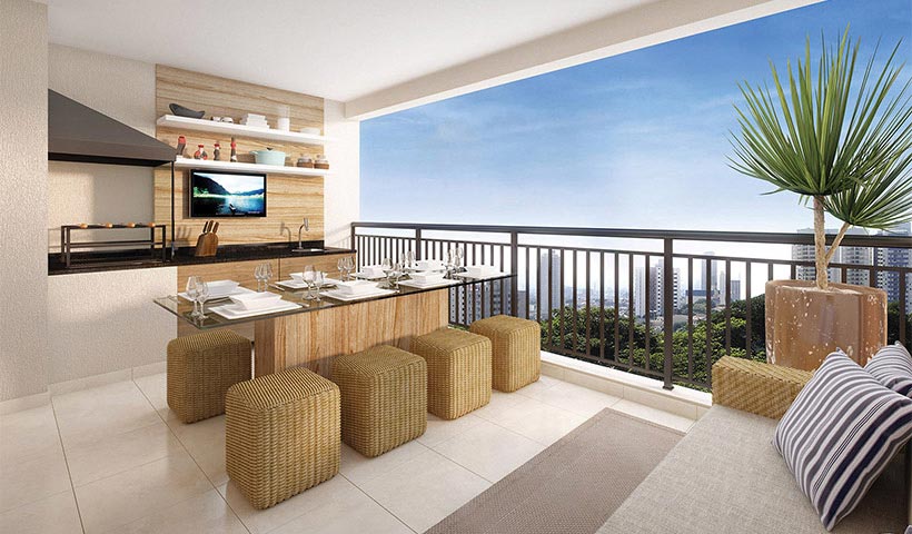 Magnífico Mooca – Terraço de 85 m²