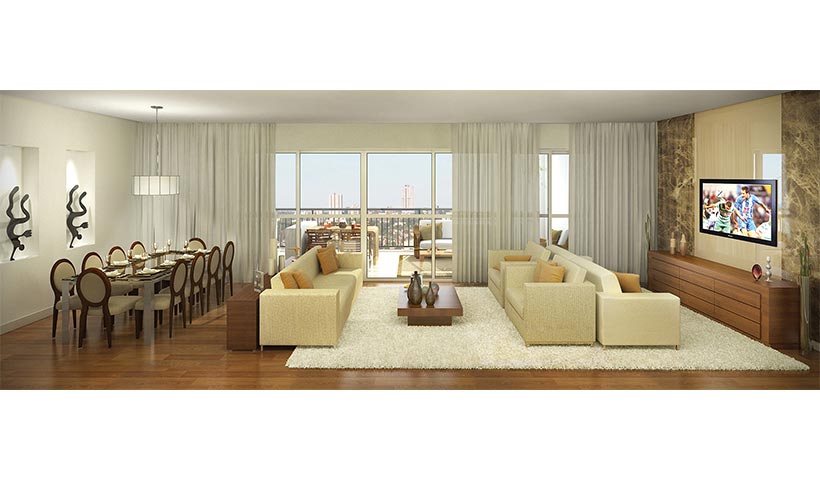 Massimo Residence – Living de 155 m²