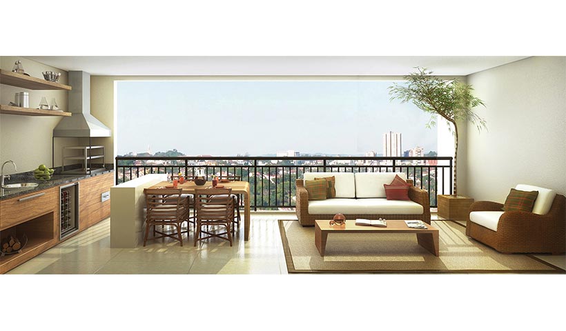 Massimo Residence – Terraço de 155 m²