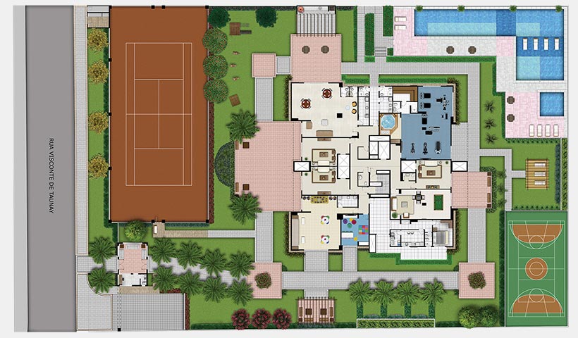 Massimo Residence – Implantação