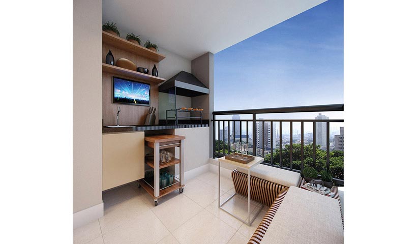 Prime House Parque Bussocaba - Terraço de 53 m²