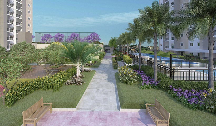 Prime House Parque Bussocaba – Boulevard de entrada