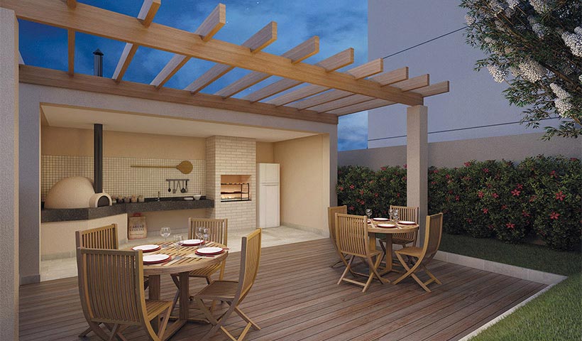Prime House Parque Bussocaba – Churrasqueira com forno de pizza