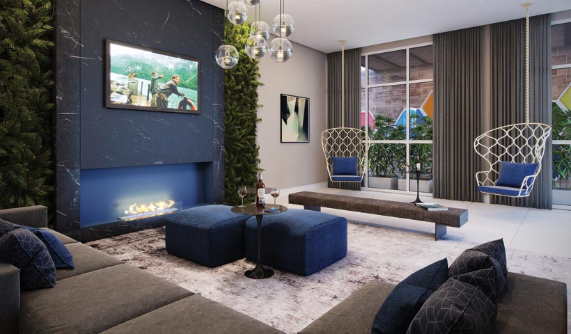 Sky House – Lounge salão de festas
