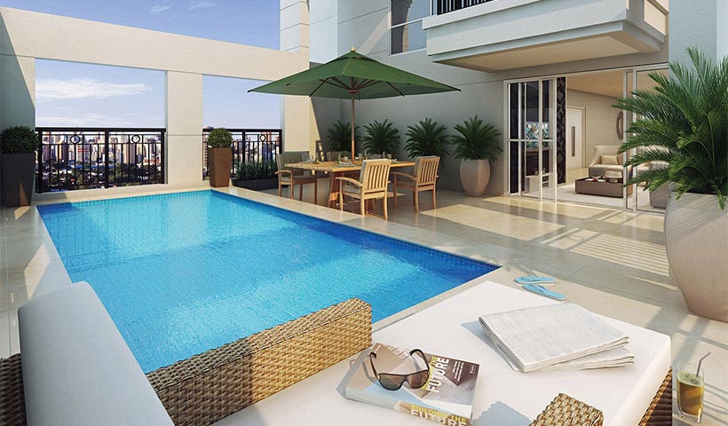 Sophis Santana – Terraço da cobertura duplex