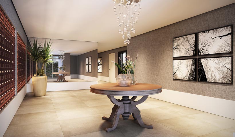 Vértiz Vila Mascote – Hall social – Torre 2