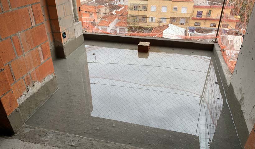 Apto. - impermeabilização do terraço