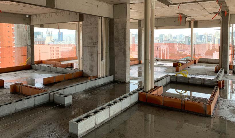 Apto. - marcação de alvenaria do tipo