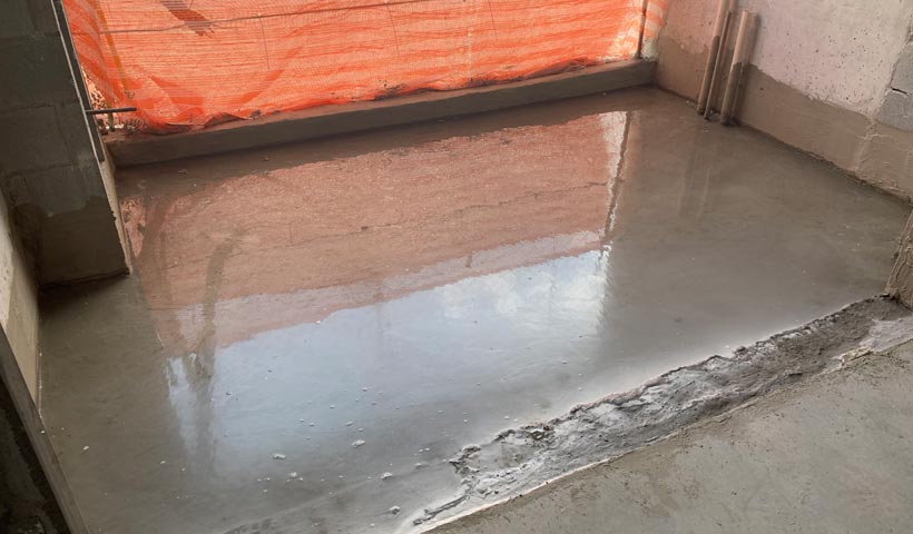 Apto. - impermeabilização do terraço