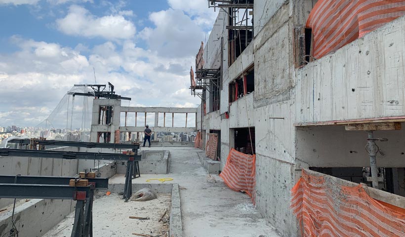 Estrutura da cobertura